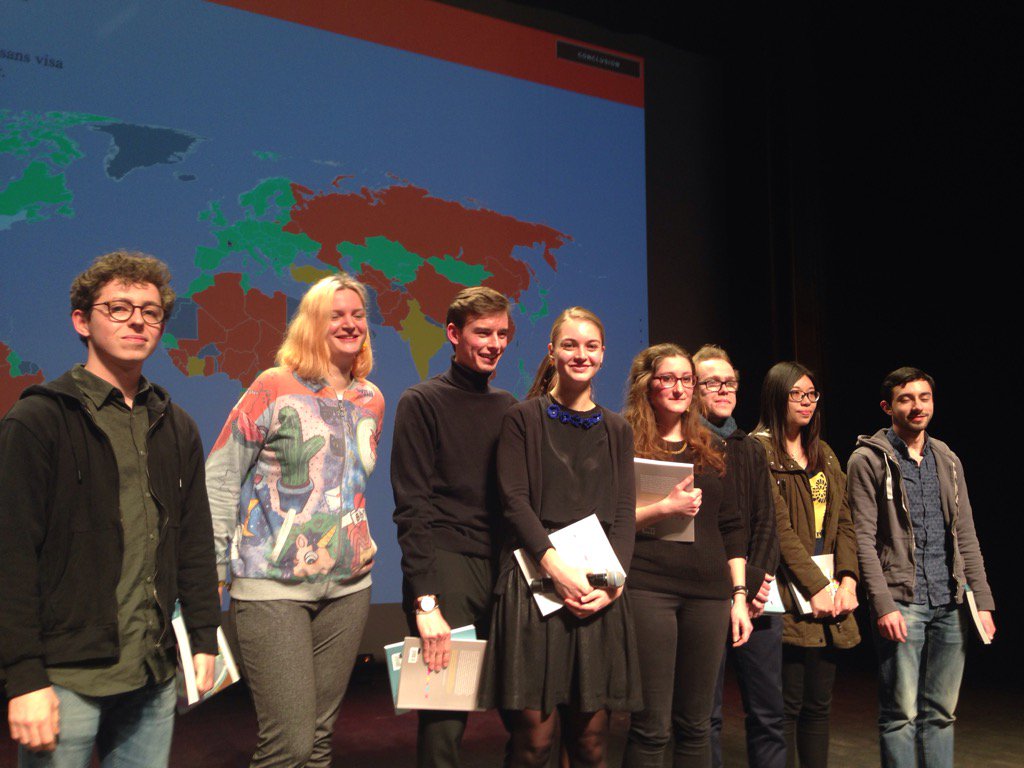 GSeiler_FTV's tweet photo. #Nantes #Hyblab Bravo à @LaPangee_Hyblab et à leur tuteur @shamathou , grd prix, #Geopolitique et murs 1/2 https://t.co/zW406hoZwg