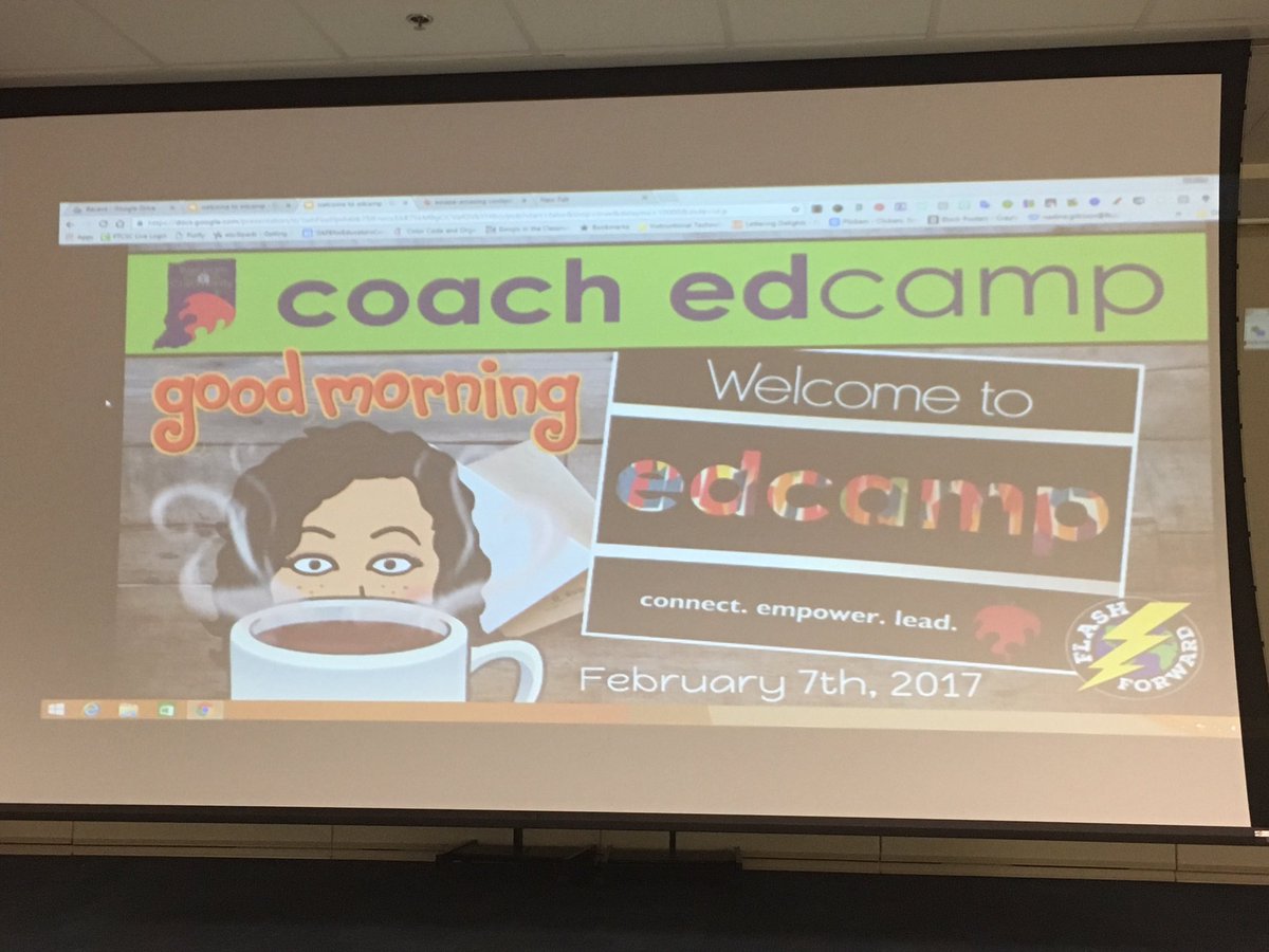 iustevens's tweet photo. Amazing day at #edcampcoach with @techyashley Bringing it back 2 #gcscpride #INeLearn https://t.co/xeJTO50Ro2