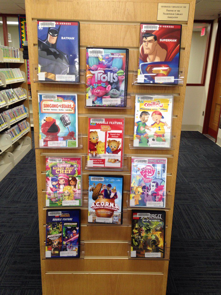 We got a bunch of new DVDs in today! It's a great time to come grab a movie for a snowy evening in! ❄️ <a href="/FramPub/">Framingham Library</a>