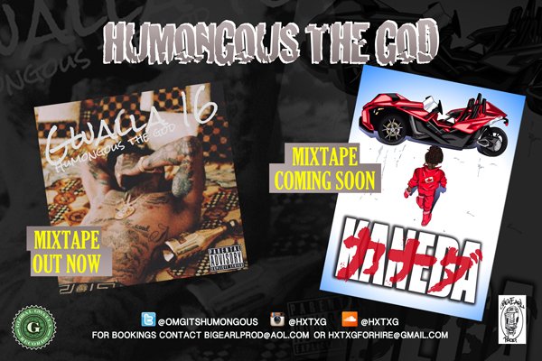 Don't forget da classic album, Gwalla 16 and fresh off the rack, Kaneda from <a href="/OMGITSHUMONGOUS/">OMGITSHUMONGOUS</a>, both available for down load on I-tunes. #YRH