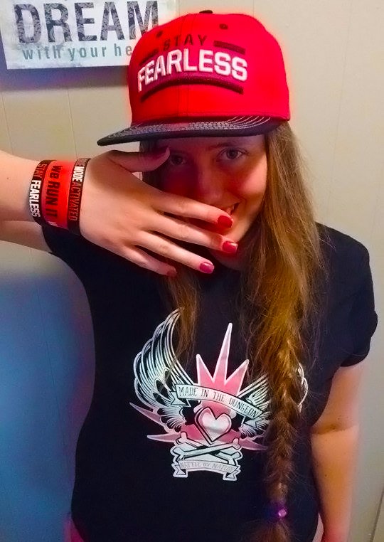 J3R3MYMILL3R's tweet image. When you love both sides of a feud...Wife wearing her awesome new apparel from @BellaTwins and @NatbyNature for Smackdown! #LoveThemBoth