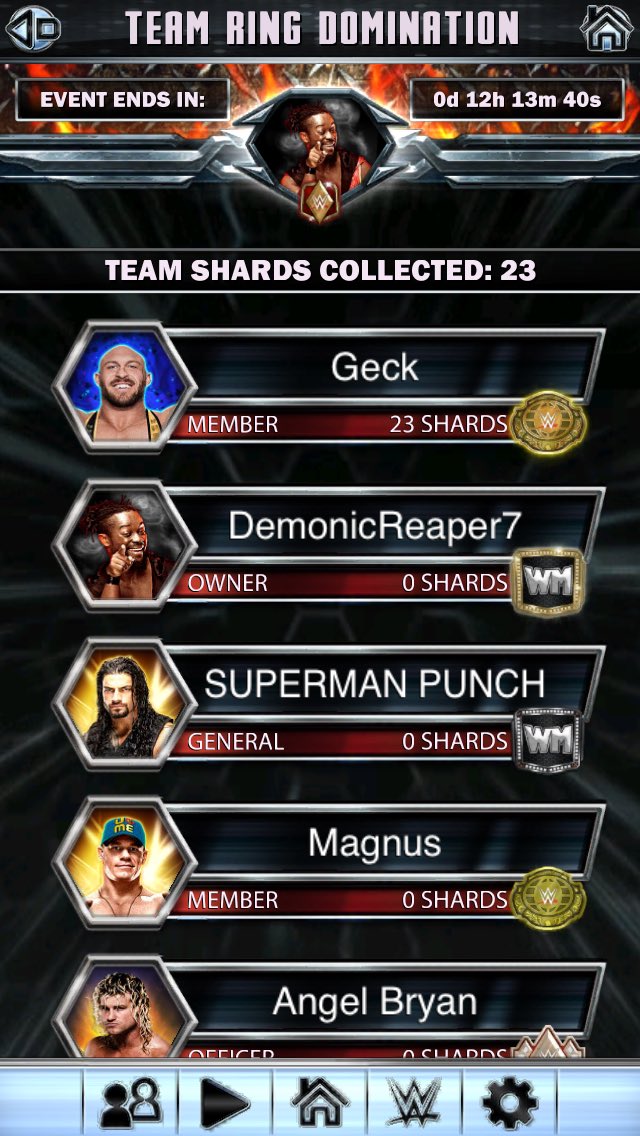 MgD_Gecko's tweet photo. How Come I can Never Find A Active Team On #WWESupercard #WWESupercardteams https://t.co/KrLGL8nQMh