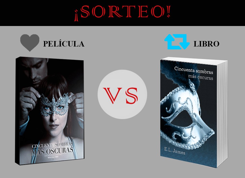 PuntaCarretas's tweet photo. ¿Qué preferís, ver la peli (❤️) o leer el libro (🔁) primero? Participá por 1 de las 10 entradas dobles para ver “50 Sombras Más Oscuras” https://t.co/MWvoHkgVv0