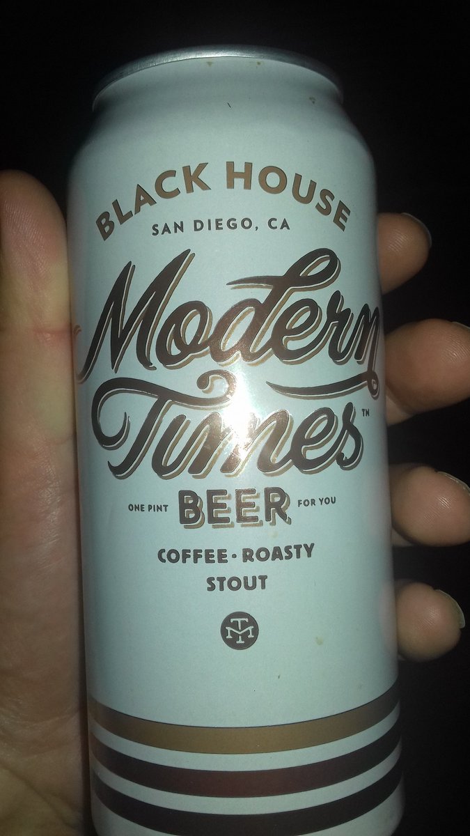 HopsRated's tweet image. Coffee Roasty Stoat from @ModernTimesBeer is amazing. It's that much like coffee I almost forgot I was drinking beer. #CraftBeer