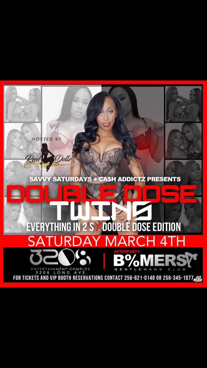YDE_LLC's tweet photo. 👙👅💦Double Dose Twinz💦👅👙
  All ROADS leads TO #HUNTVILLE
THIS March (4th).SO DONT miss out and Purchase yo TICKETS for THE #HOTTEST party https://t.co/YukSqiZU2Z
