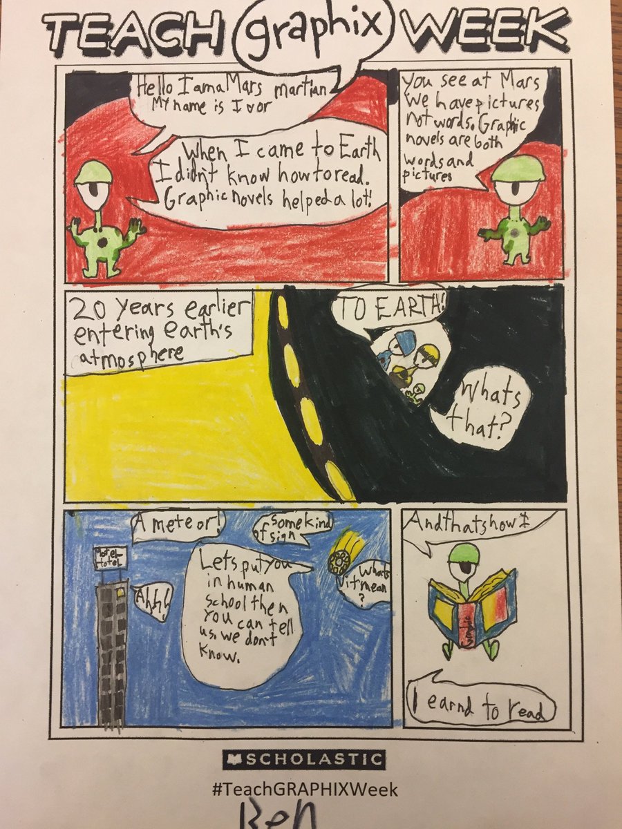 Why I love Graphic Novels Sweepstakes Entry #7 from Mountain Charter School   #TeachGRAPHIXWeek