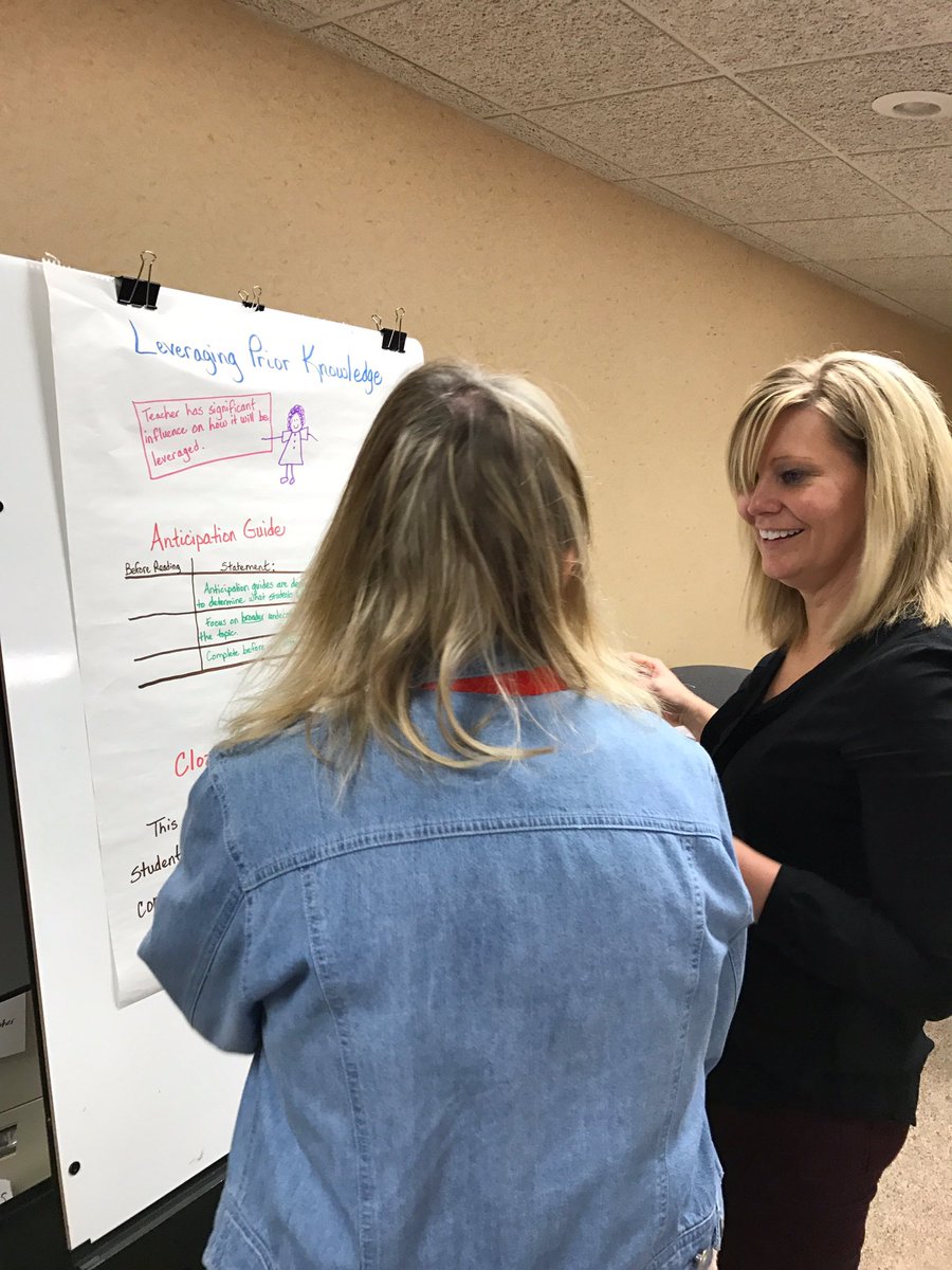 Katy_Booher's tweet image. Ss aren't the only ones learning in @WebbCitySchools Ts love great instructional strategies like a galley walk #wctitle #wctopchef #wcedchat