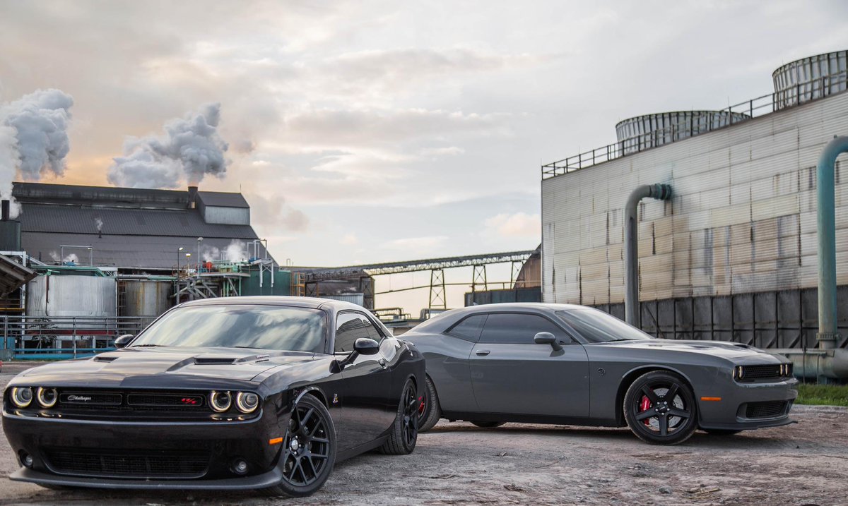 Dodge's tweet photo. Double trouble. (Photo credit: Robbie E.) #ThatsMyDodge https://t.co/0ZcGHcWi1B