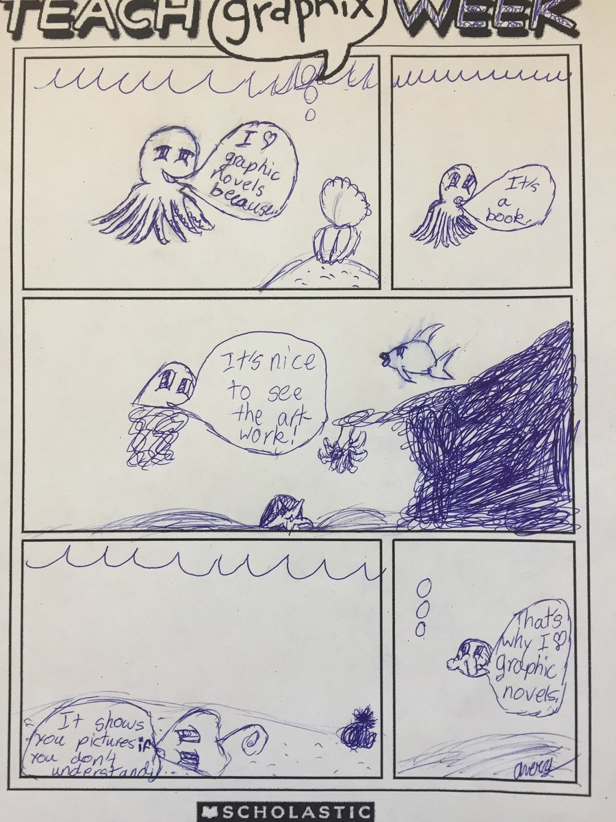 Why I love Graphic Novels Sweepstakes Entry #4 from Mountain Charter School   #TeachGRAPHIXWeek