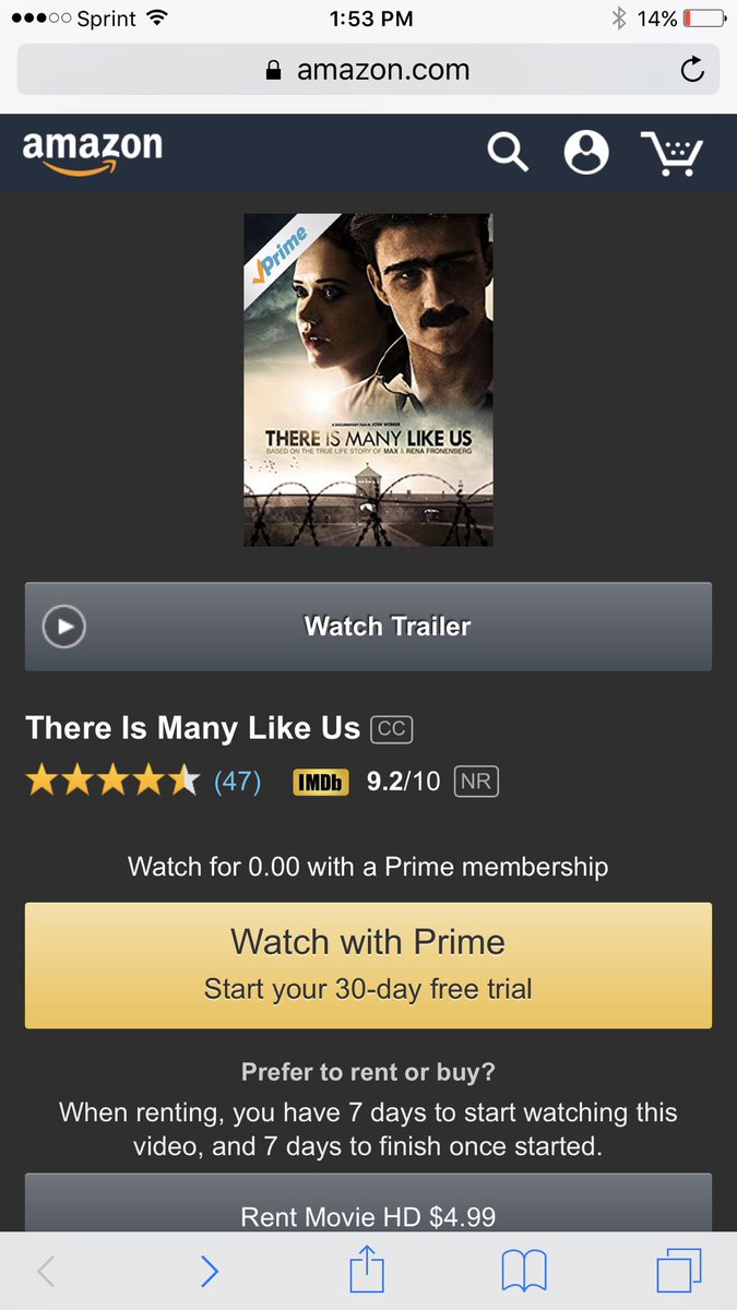 Excellent reviews all around. Watch today!