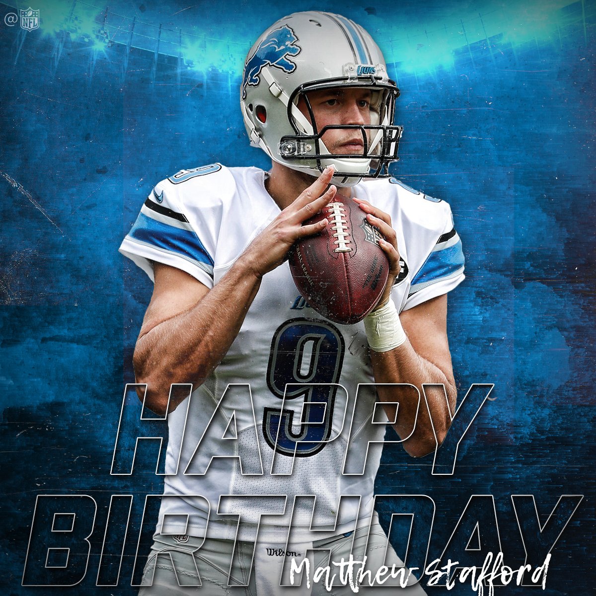 Join us in wishing Lions QB Matthew Stafford a Happy Birthday! 