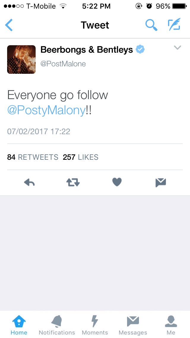 PostyMalony's tweet photo. @PostMalone is the goat https://t.co/3eHefV3JpY
