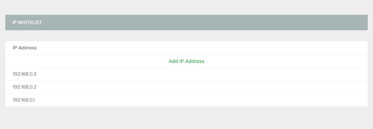 We created an interface for <a href="/GetShaman/">Shaman</a> to manually add ip addresses in whitelist. Make sure only approved users have access to your service.