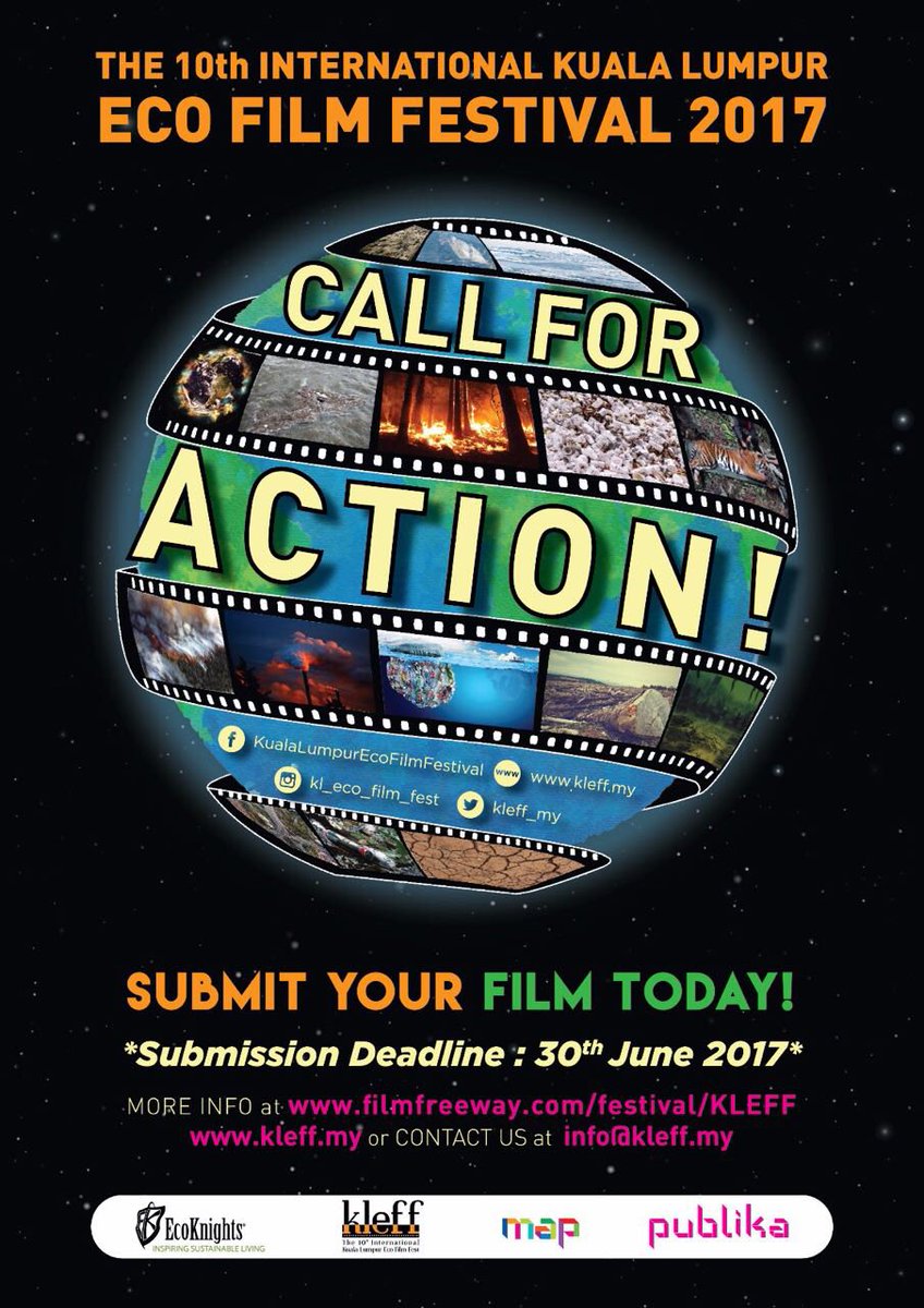 KLEFFMY's tweet photo. #KLEFF2017 is now calling for film submissions. Got an urgent environmental story to tell? Submit today! https://t.co/K9BHVv6dCb