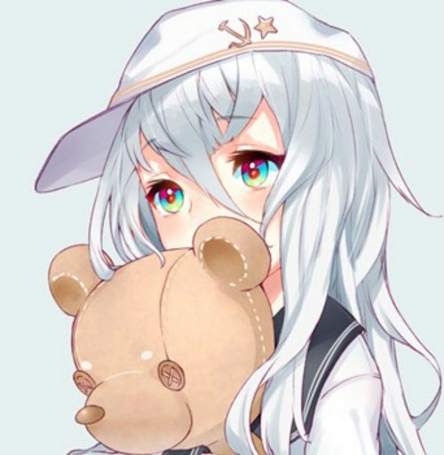 "S..stay back my teddy will fight you!"
~he giggles softly sticking his tongue out~