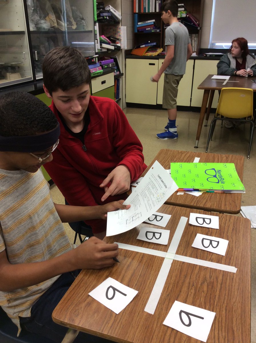MrsCRucker's tweet photo. Learning Punnett squares using our desks and saving some trees. @CMSCardinals https://t.co/yKHJUX4oTe