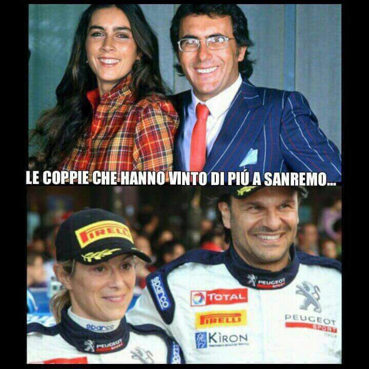 fefinus's tweet photo. @AndreucciPaolo @ucciussi mi chiedo ma Albano e Romina correvano a Sanremo? 🤔😬😂 https://t.co/f3luaJYZex
