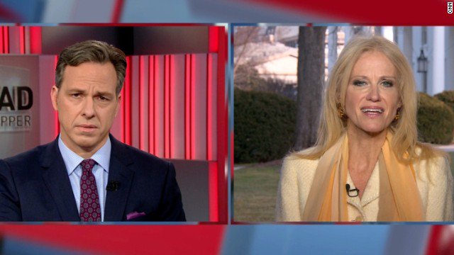 CNNPolitics's tweet image. The Jake Tapper-Kellyanne Conway interview you need to see cnn.it/2kjDdy1