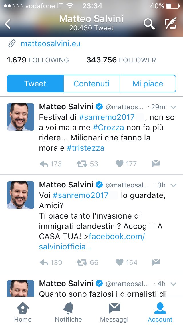 iper_activ's tweet photo. Non ce n'è per nessuno manco per #sanremo2017 @welikechopin https://t.co/OgwhvzqpWE