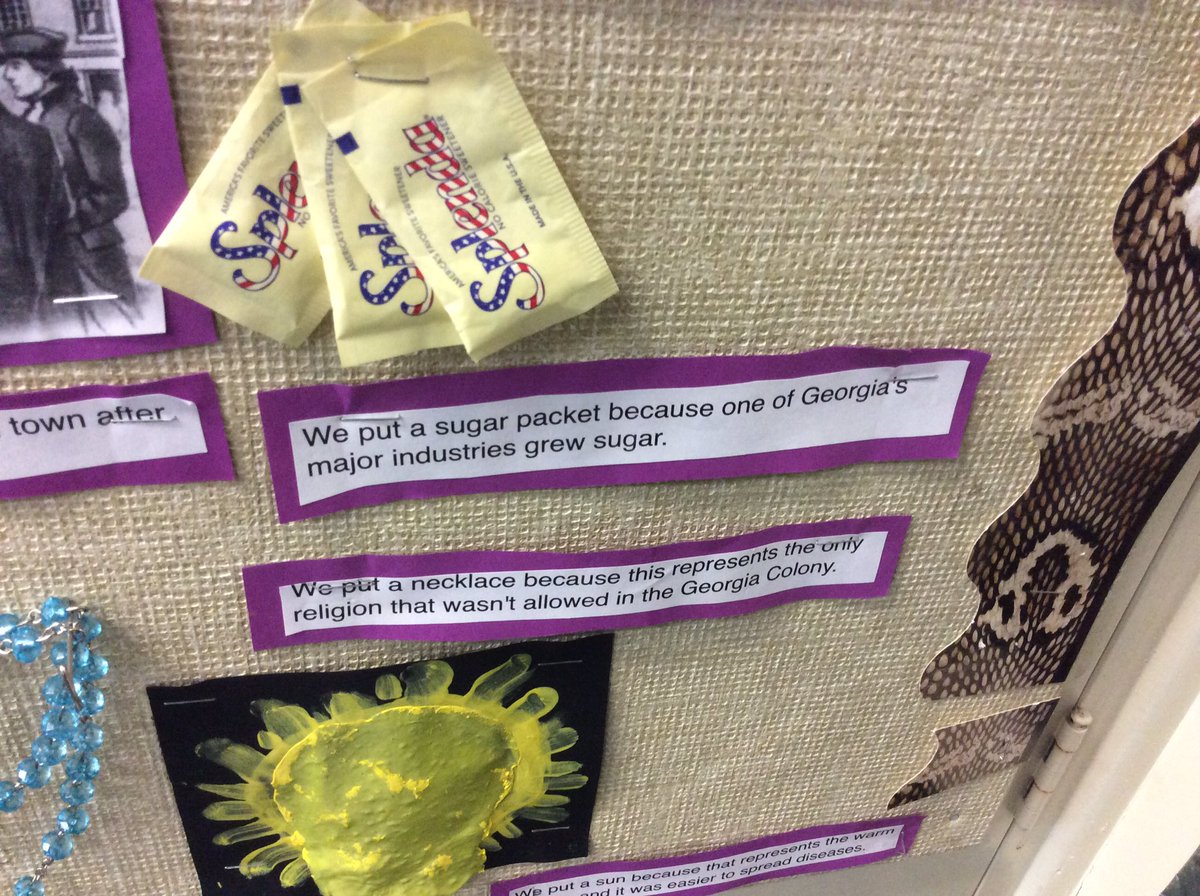 room19pandas's tweet image. Creating 3D brochures explaining the climate, jobs, available resources and more of the 13 original colonies!