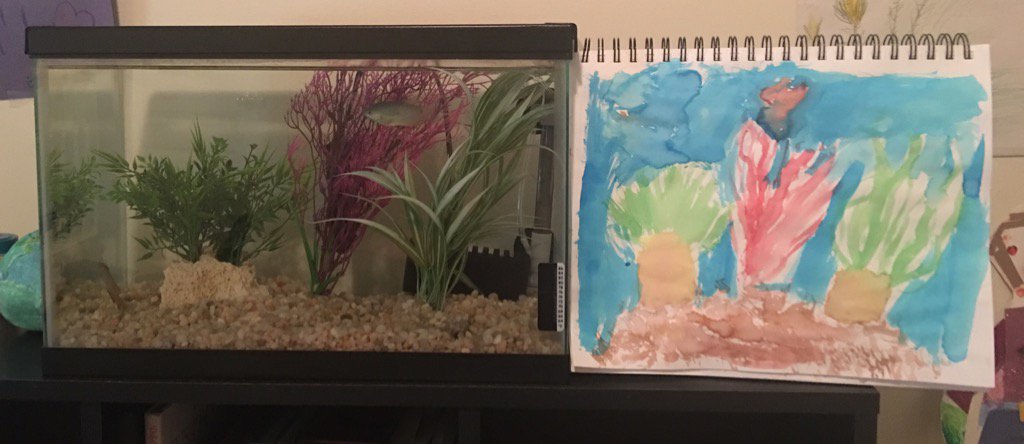 SummerFontana's tweet photo. Hey everyone! Here is a painting I recently did.  #Iloveart #creativityismagic https://t.co/5n30yxEGCa