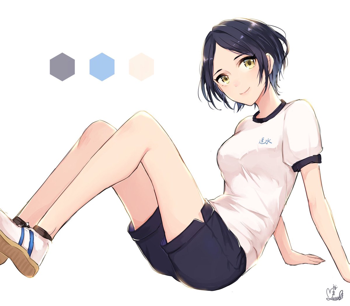 Twitter 上的mairo 最近全然描けてないので体育着速水奏でも T Co Pzyicvsoli Twitter