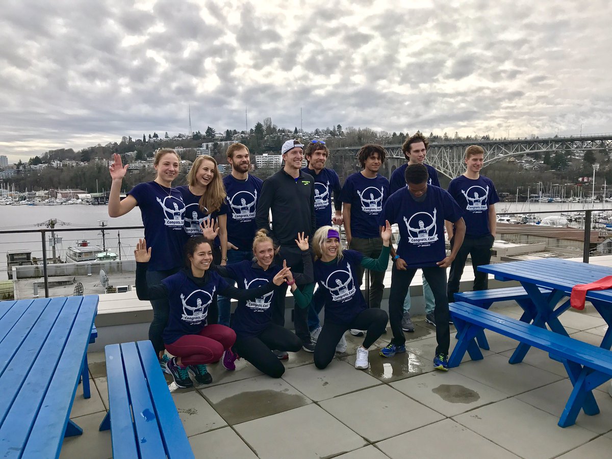 follettkb's tweet image. Don't worry, we won't let the fact that we're all wearing @cazzylox face go to his head😜🎉 #congratscazzylox #600WR #beaststc