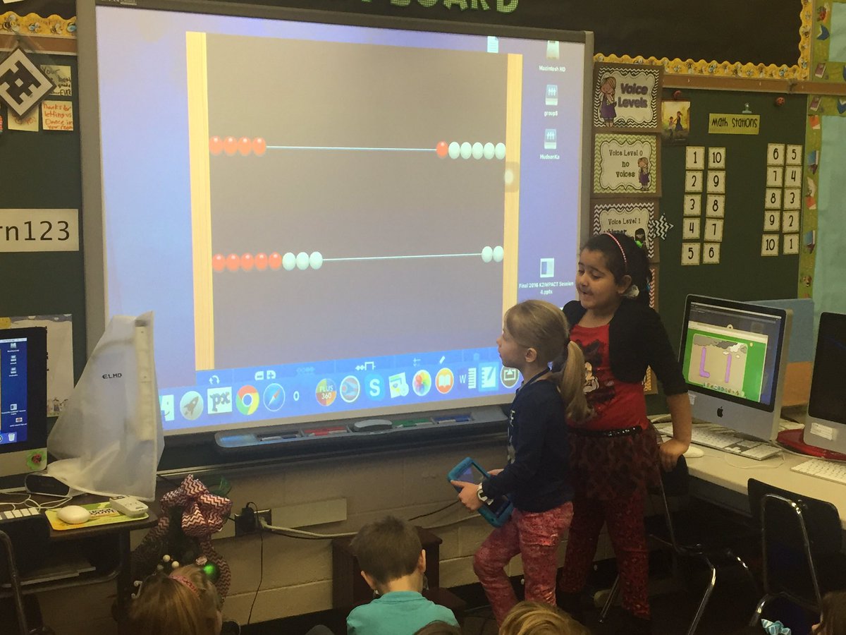khudsonedu's tweet photo. We picked different apps to help us share our math thinking and learned how to airplay today! #hcsdmath @HCSDElemMath @BRN_Elementary https://t.co/wkYD3atRu7