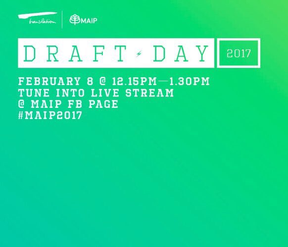 MAIP's tweet photo. See you tomorrow at 12:15pm ET on FB live (@MAIP1973) for MAIP Selection Draft Day! #MAIPmatters #spreadtheMAIP https://t.co/EroMKaAbq9