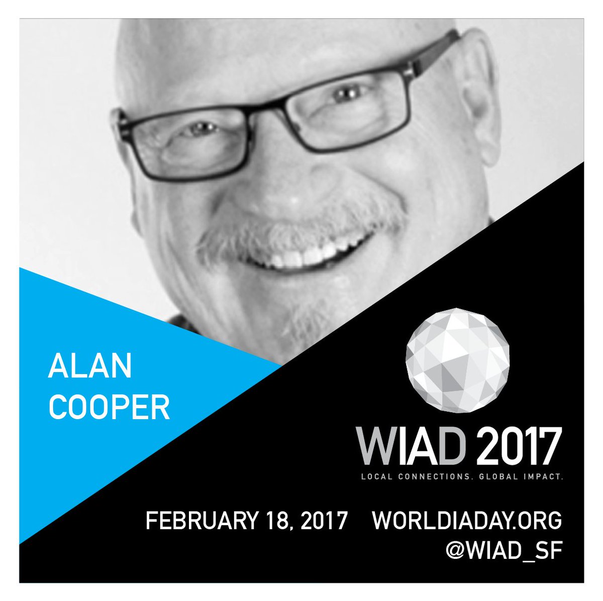 WIAD_SF's tweet photo. Don't miss @MrAlanCooper's opening keynote at #WIADSF #WIAD17 Register here: https://t.co/Gm1LojOsVH cc @cooper https://t.co/818HBQKlPc