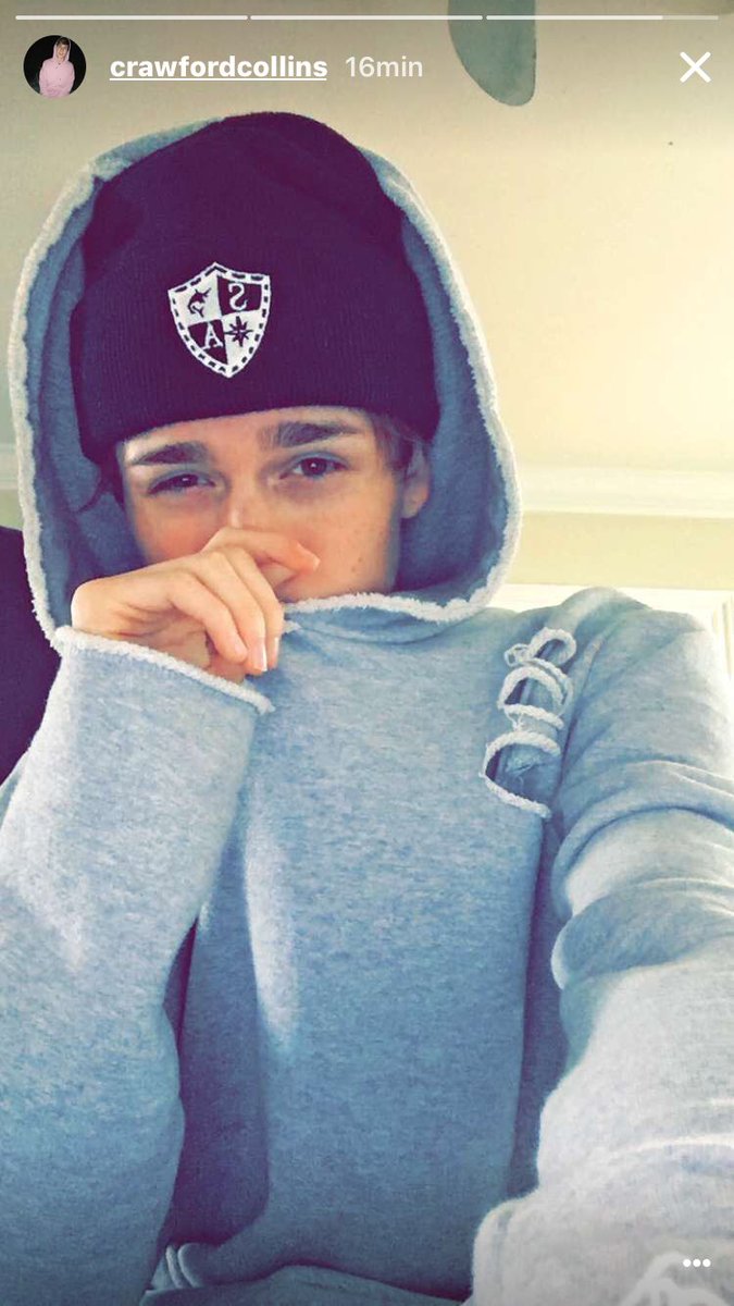 Collinerspanish's tweet image. Crawford subió la misma foto a su historia de Instagram.

#CS