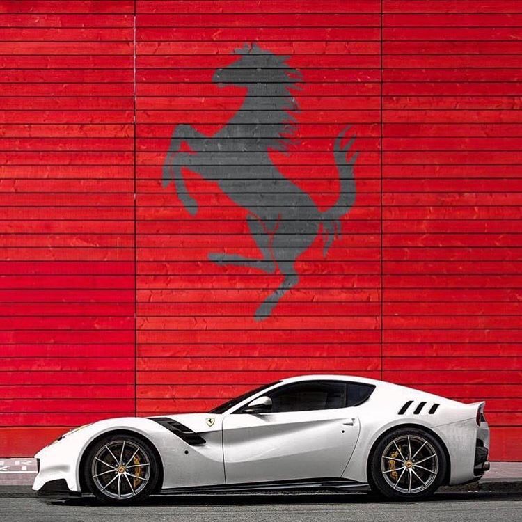 ExoticCarsPage's tweet image. Red wall white Ferrari
#Ferrari 
Credit Instagram jcartu