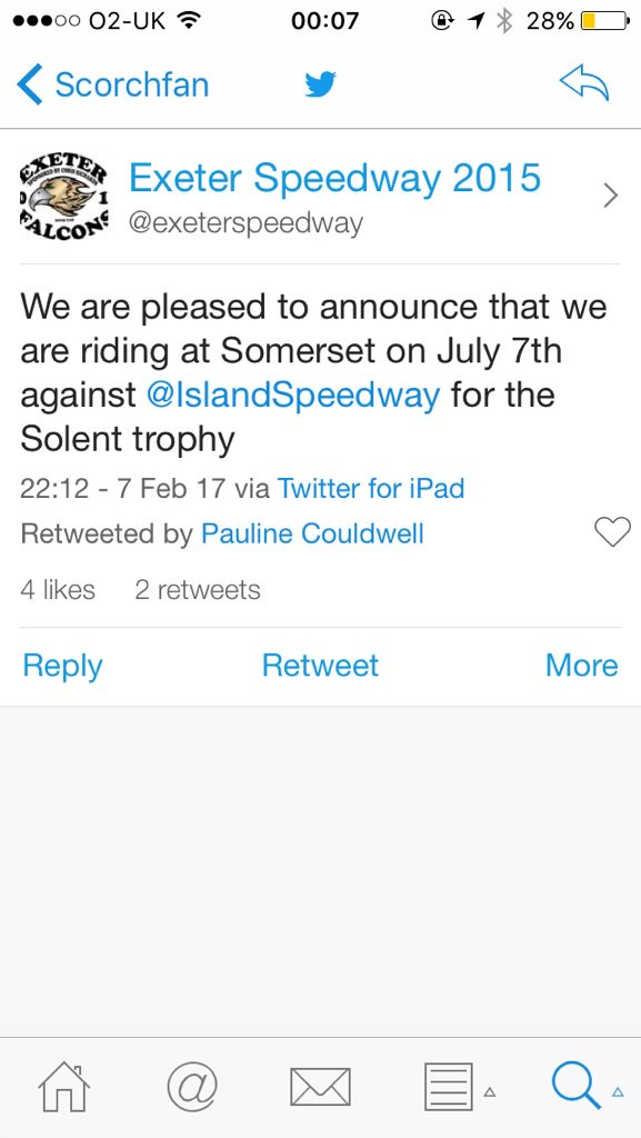 BrandonBees's tweet photo. @Scorchfan Looks like we have something else to chat about next time I see you #speedwayfan https://t.co/ODsjhWLgPz