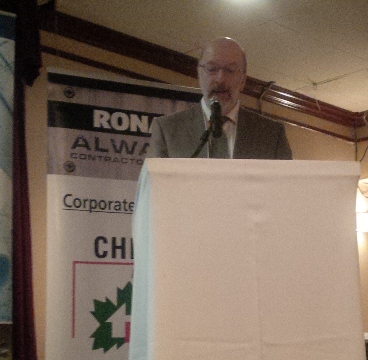 Min <a href="/PerryTrimper/">Perry Trimper</a> addressed <a href="/CHBA_NL/">CHBA Nfld & Labrador</a> AGM today and spoke about the construction industry and the importance of energy efficiency in housing.