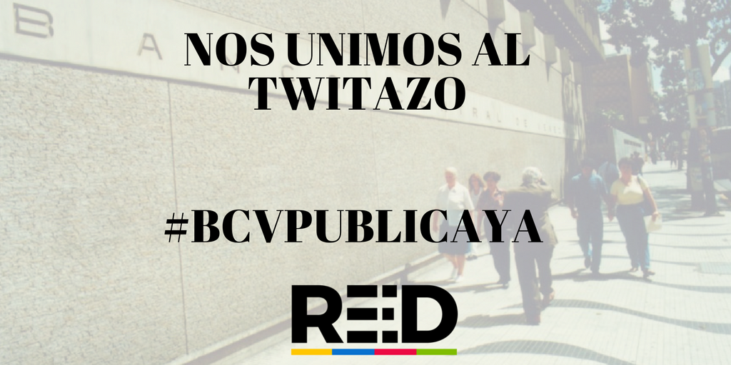 LiderazgoEnReed's tweet photo. Nos unimos en la exigencia al .@BCV_ORG_VE para que publique los datos económicos del país. #BCVpublicaYA https://t.co/tqPExZfOw6