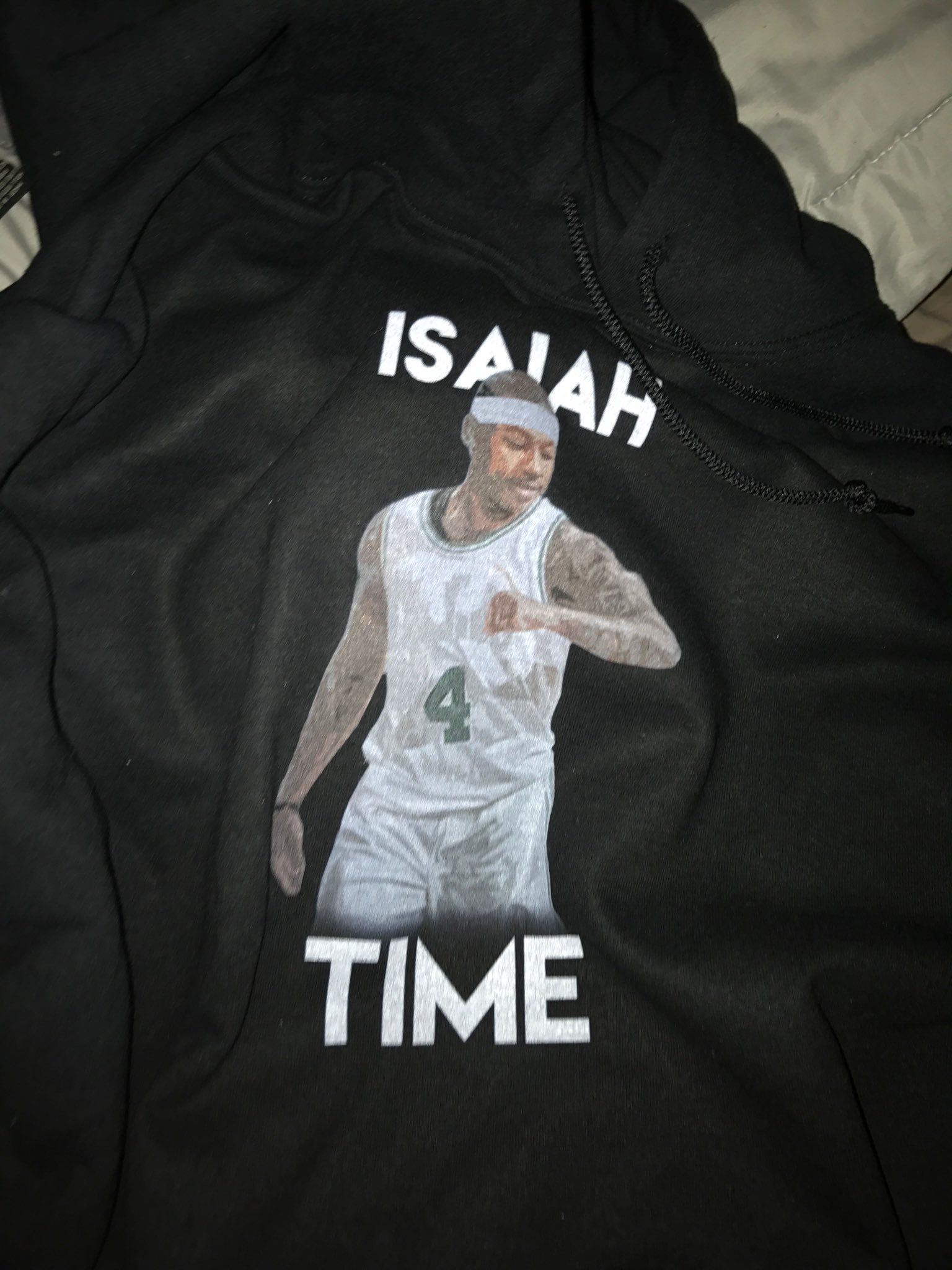 Had to cop the I.T. time sweater! Happy birthday to a Celtic great keep leadin us    