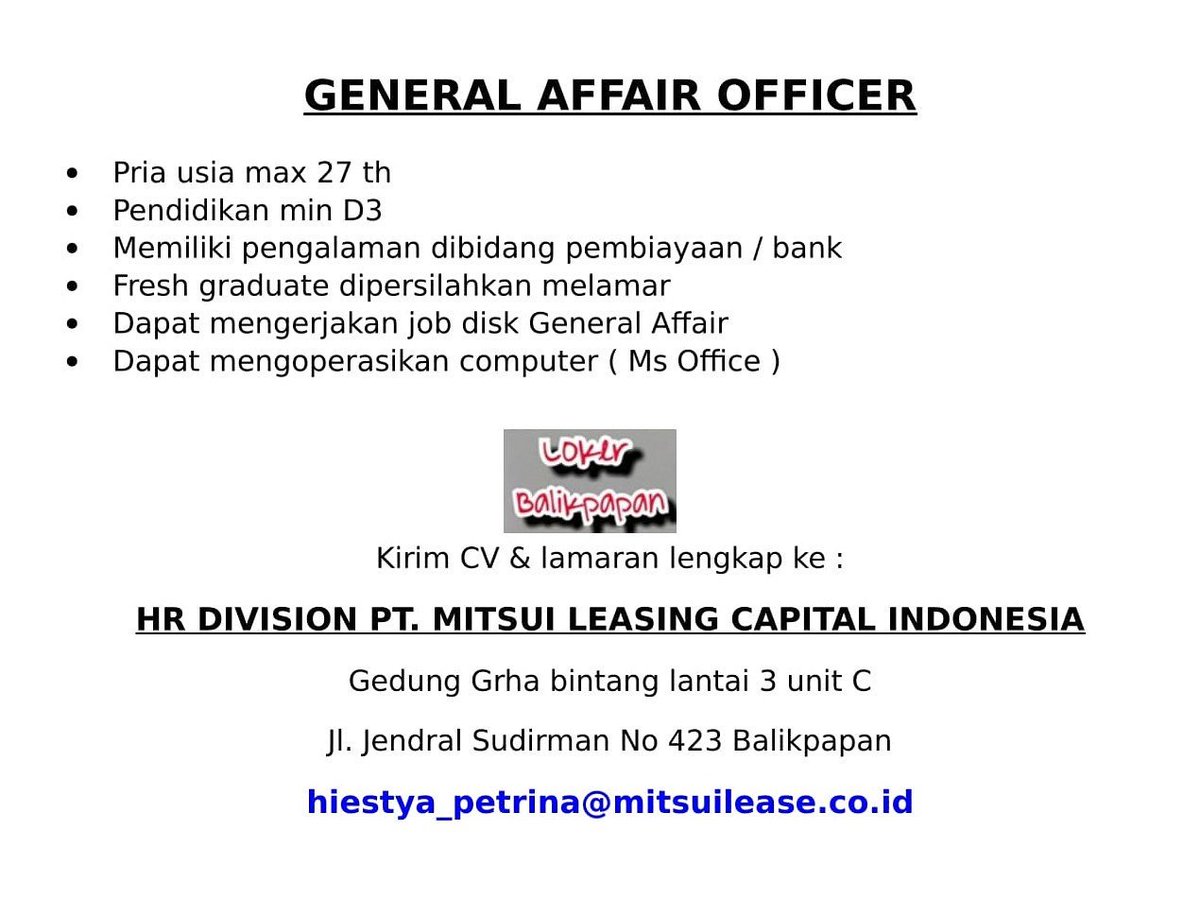 #loker_bpn
#infobalikpapan
#balikpapan