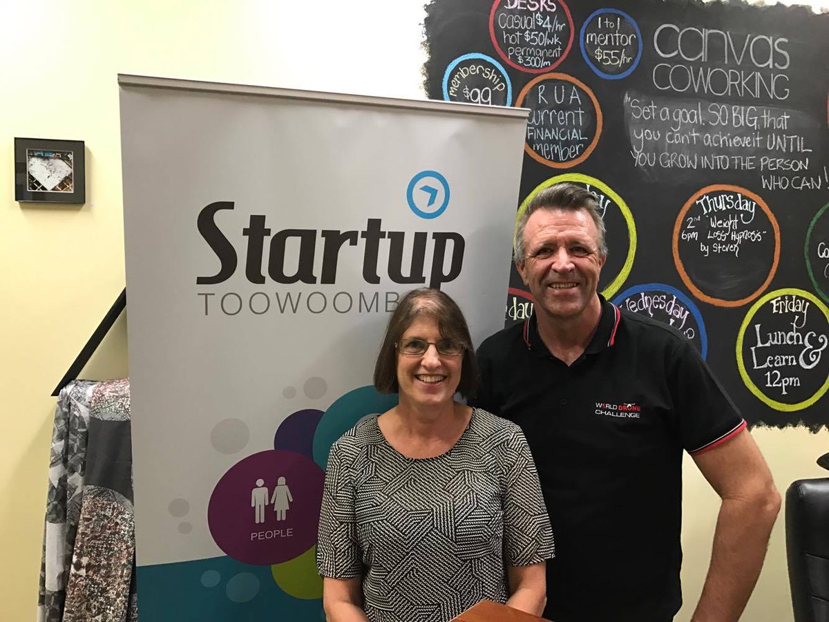 SEGRAau's tweet photo. Toowoomba Startup Group with David Masefield. Meeting to discuss building entrepreneurial capacity in #regional #Australia. @StartupTSG https://t.co/7TUXtgCwEq