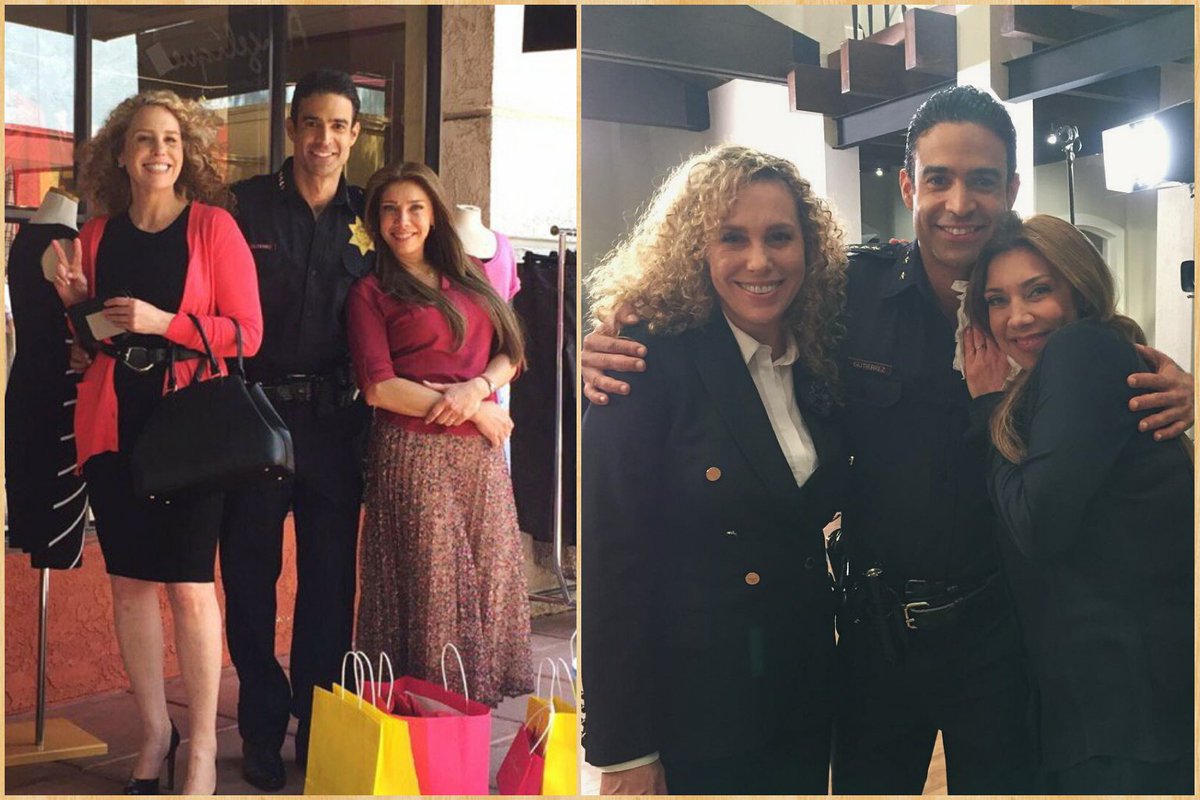mariaednyr's tweet photo. Trío de grandes y bellos actores👏😍 Los mejores d #VinoElAmor Felicitaciones por sus actuaciones! @azelarobinson @KlitboCynthia @JuanVidalGil https://t.co/Cw5m1KFntd