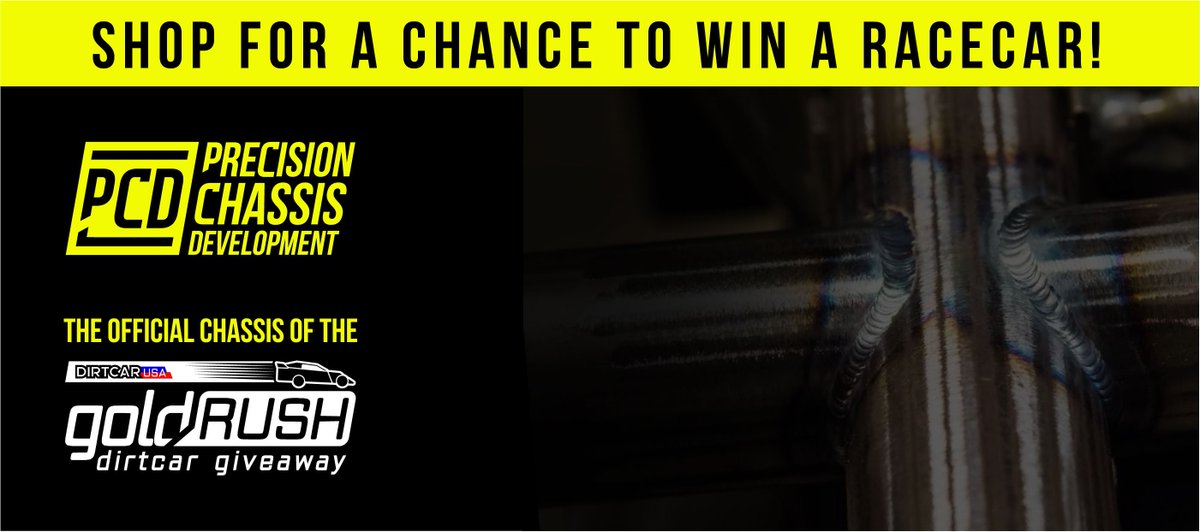 DIRTCAR_USA's tweet photo. @PCDRaceCars - The official chassis supplier of the #GoldRushDirtCarGiveaway on #DirtCarUSAdotCom https://t.co/JPapKDBw1B