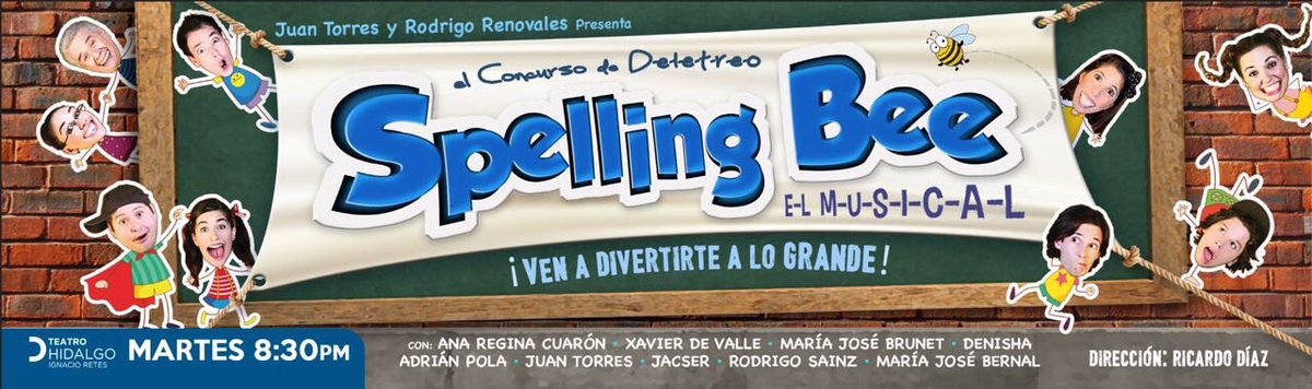 Nada mejor como volver a ensayar! #amomicarrera 

#SpellingBeeElMusical 

🎭 Los esperamos a partir del 7 de marzo en el #TeatroHidalgo 🎭