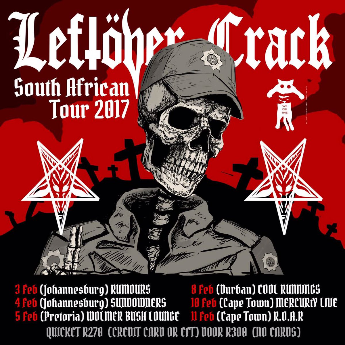 Life_Below's tweet image. TONIGHT

@CoolRunningsDBN with @LeftoverCrackOG . Tight bands &amp;amp; DJS. Tickets still available at the door. 

HELL ON EARTH,WAR ON STAGE.