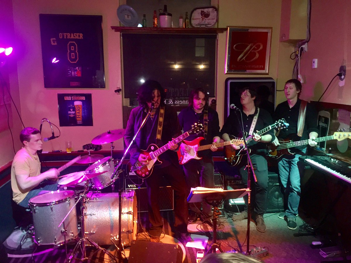 So this happened! 😜 What a crazy weekend at <a href="/PatrickSheehans/">Sheehans' Pub</a>. Shout out to <a href="/jeffmartin777/">Jeff Martin</a> for making our night! 🎶🍻 <a href="/theteapartyband/">The Tea Party</a>