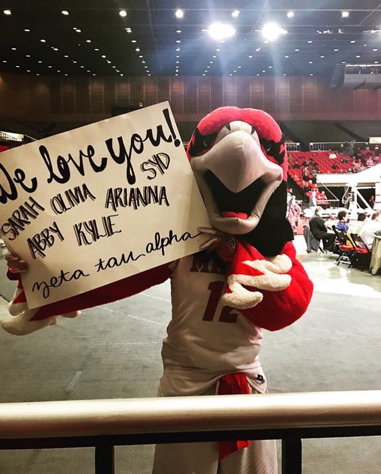 We had tons of fun with our Greek community at the Hazing Prevention 🏀 game tonight! S/O to all of our zistas dancing and cheering! #Zwishhh