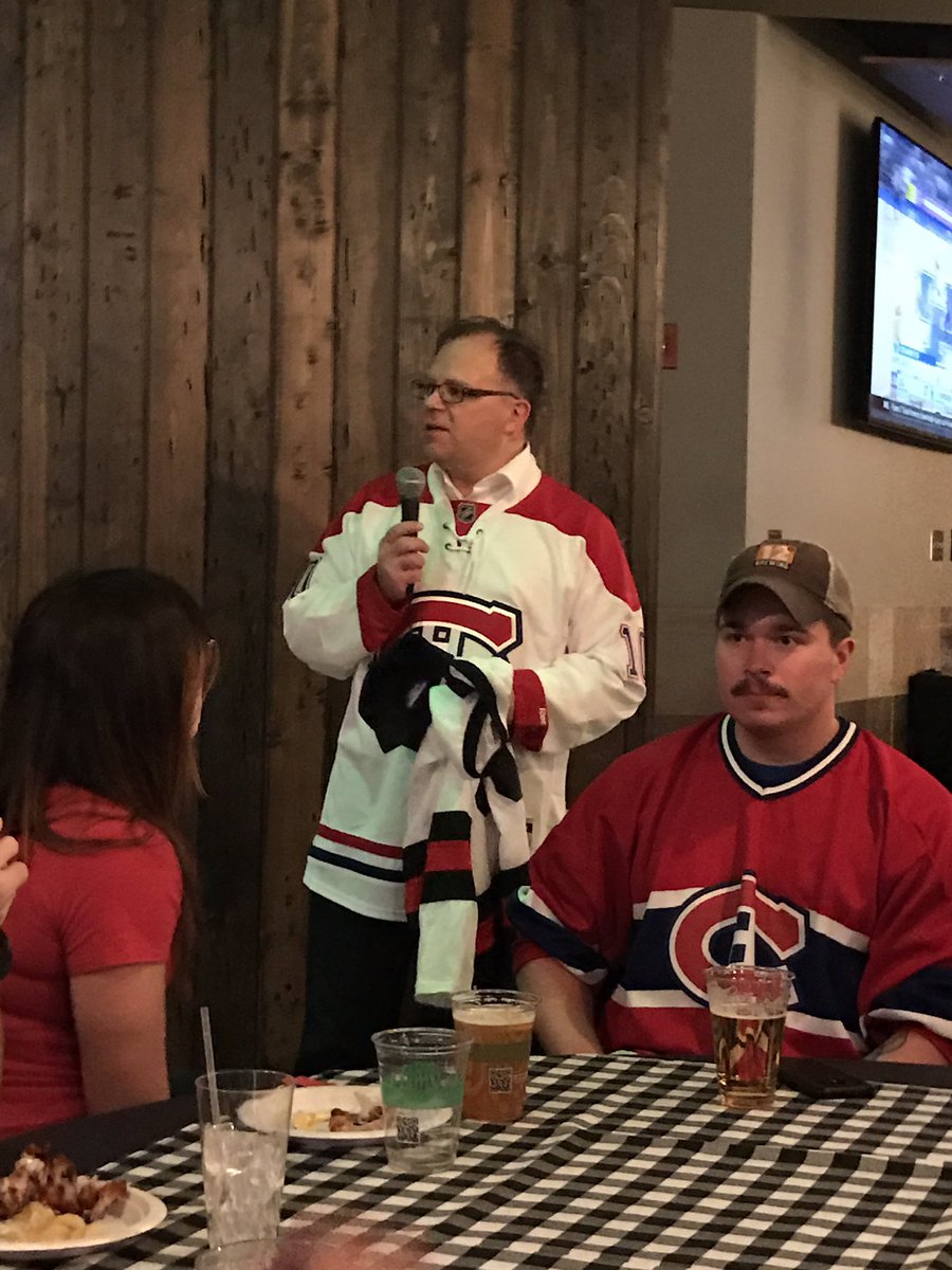 KimLPittman's tweet photo. Consul General @CGLessard addresses @CanadaColorado at #MTLvsCOL. #hockeyplomacy https://t.co/jCoSHvc3PA
