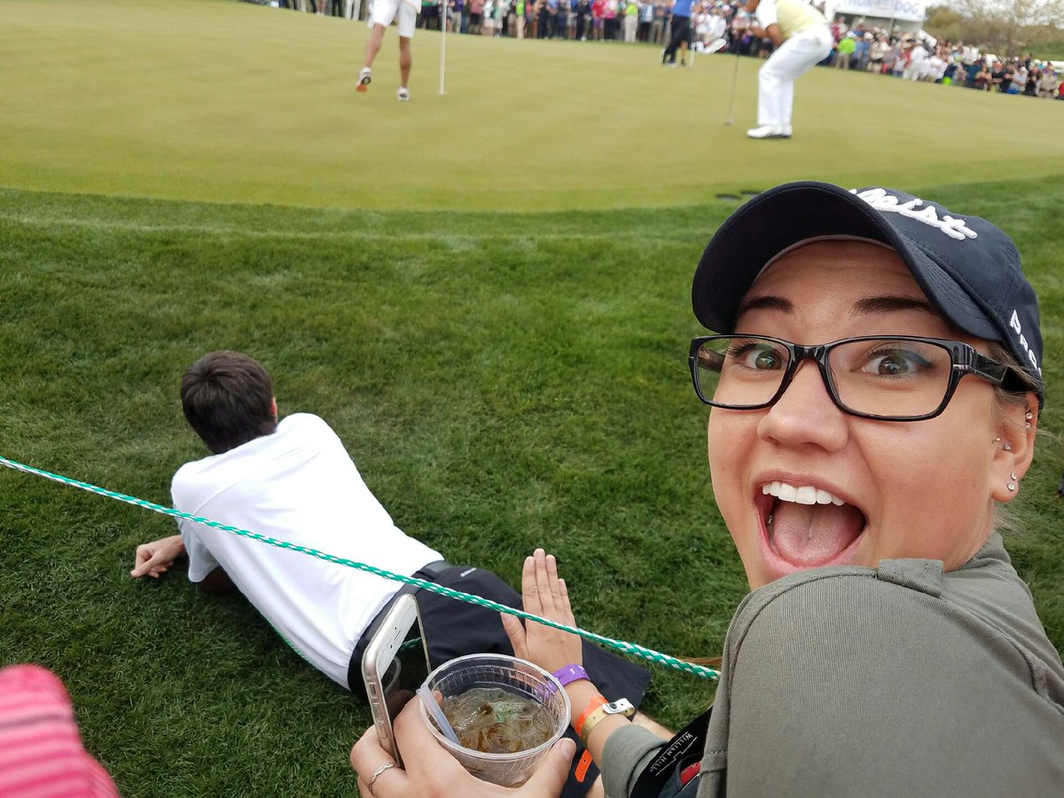 D_Spive's tweet photo. @bubbawatson sorry I had to 🙈 #TouchedTheButt https://t.co/FOM6oRMJYE