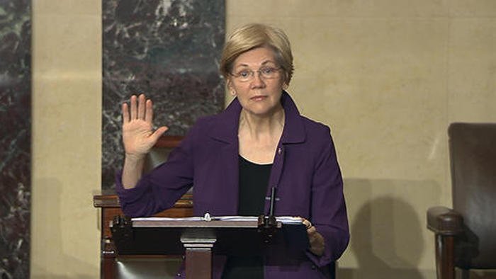 chicagotribune's tweet photo. Elizabeth Warren rebuked for quoting Coretta Scott King while debating Jeff Sessions' nomination https://t.co/lQNP6O8gOt https://t.co/5SnmNsoDZ3