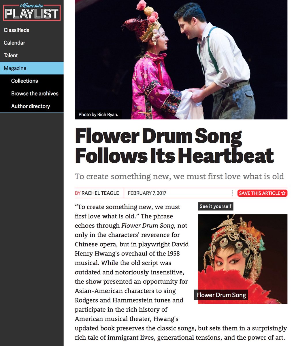 theatermu's tweet photo. “To create something new, we must first love what is old.” #FlowerDrumSP #MuPerformingArts #MinnesotaPlaylist

https://t.co/goqMOh9Kmp https://t.co/mRsMHL3aTv