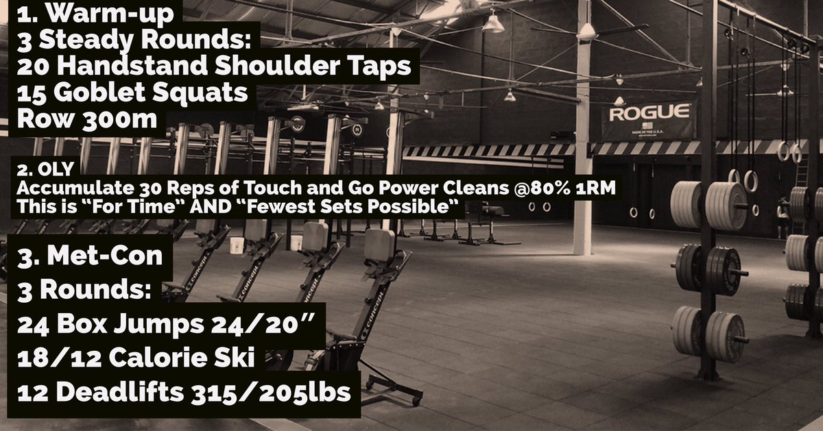 RattlerCrossFit's tweet photo. 2017 Cycle 4 – Week 5 Day 3

2/8/2017

#intheopen #misfitathletics #crossfit #rattlercrossfit #sharpentheaxe https://t.co/0sm8M49q6z