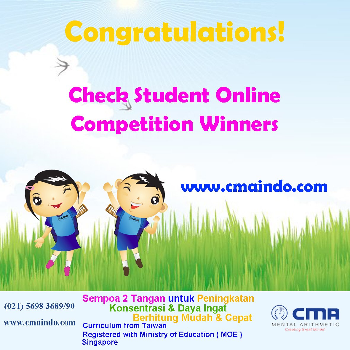 Check the winners here bit.ly/2kpxJV8 #sempoa #sempoa2tangan #parenting #online #competition #matematika #math